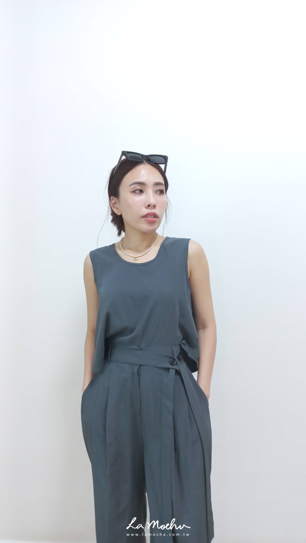 素面簡約背心